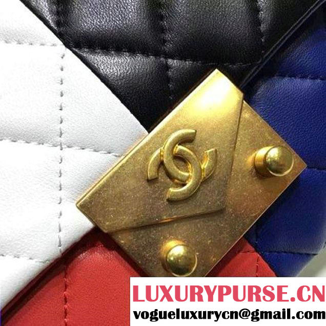 Chanel Small Multicolor Lambskin Flap Bag Cruise 2016 (FTH-6011110 )