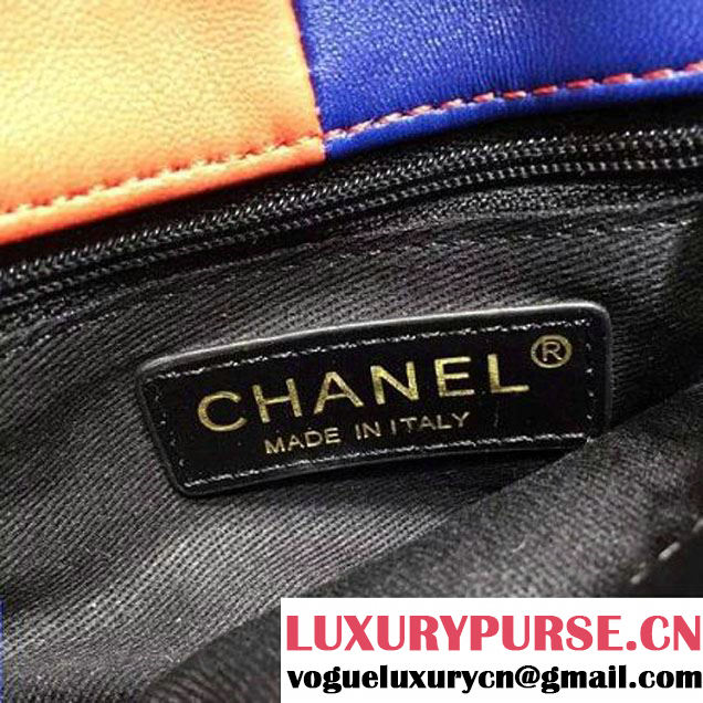 Chanel Small Multicolor Lambskin Flap Bag Cruise 2016 (FTH-6011110 )