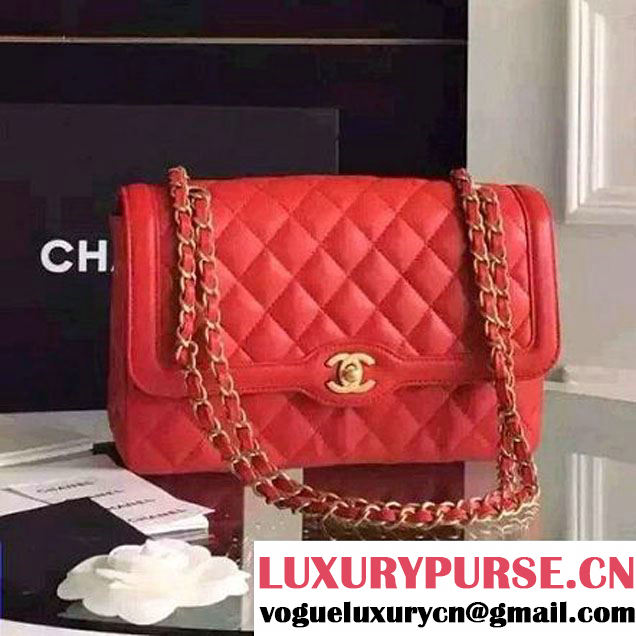 Chanel Medium Calfskin Flap Bag Red Cruise 2016 (FTH-6031412 )