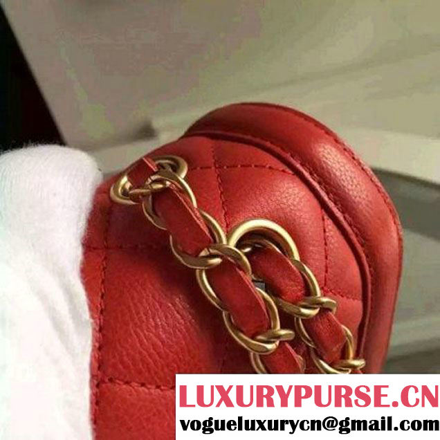 Chanel Medium Calfskin Flap Bag Red Cruise 2016 (FTH-6031412 )