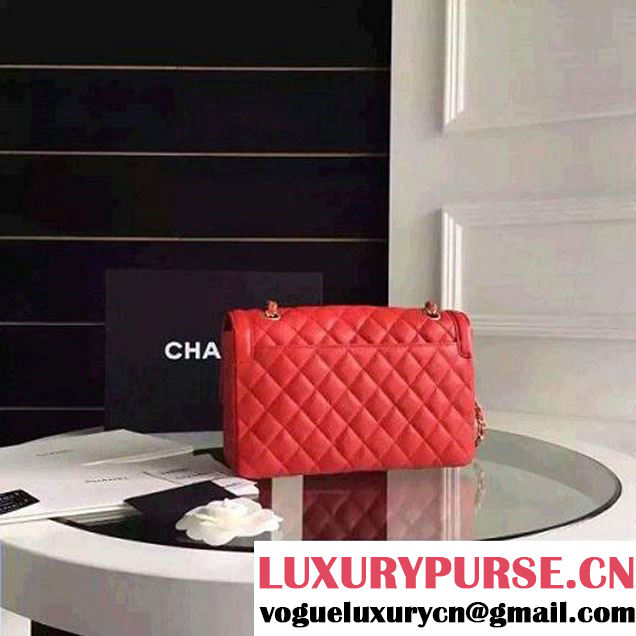 Chanel Medium Calfskin Flap Bag Red Cruise 2016 (FTH-6031412 )