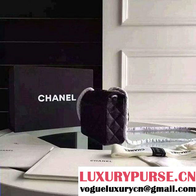 Chanel Small Carviar Calfskin Flap Bag Black Cruise 2016 (FTH-6031415 )