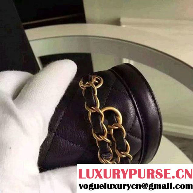 Chanel Medium Calfskin Flap Bag Deep Blue Cruise 2016 (FTH-6031416 )