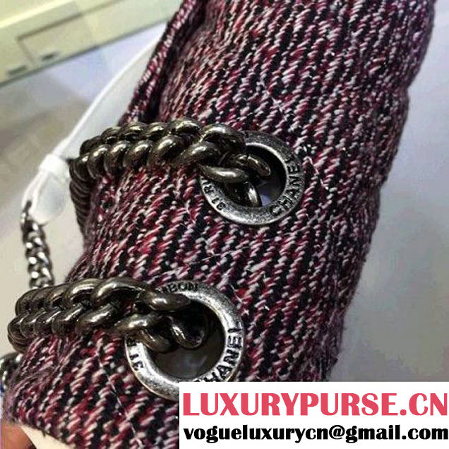 Chanel Tweed & Calfskin Medium Flap Bag 2016 (2A143-6042705 )