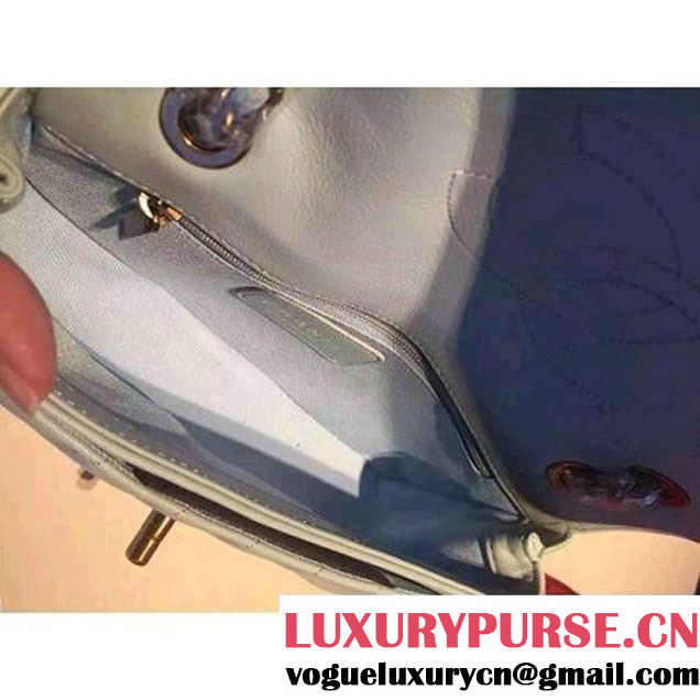 Chanel Small Lambskin Flap Bag A93229 Ciel Pre-S/S 2016 (2A057-6051322 )