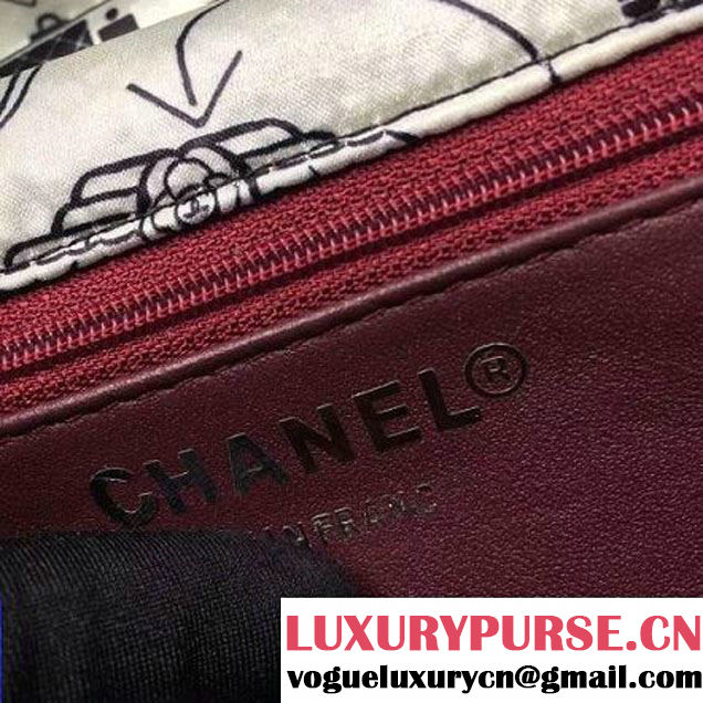 Chanel Large Coco Cocoon Quilted Fabric Flap Bag Silver/Grey 2016 (2a057-6060444 )