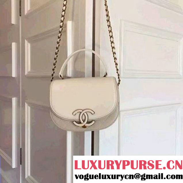 Chanel Coco Curve Flap Messenger Bag A93460 White Paris 2016 (KN-6070418 )