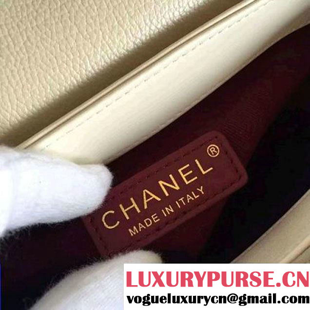 Chanel Coco Curve Flap Messenger Bag A93460 White Paris 2016 (KN-6070418 )