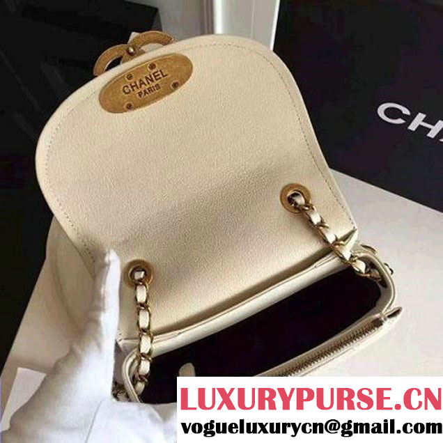 Chanel Coco Curve Flap Messenger Bag A93460 White Paris 2016 (KN-6070418 )