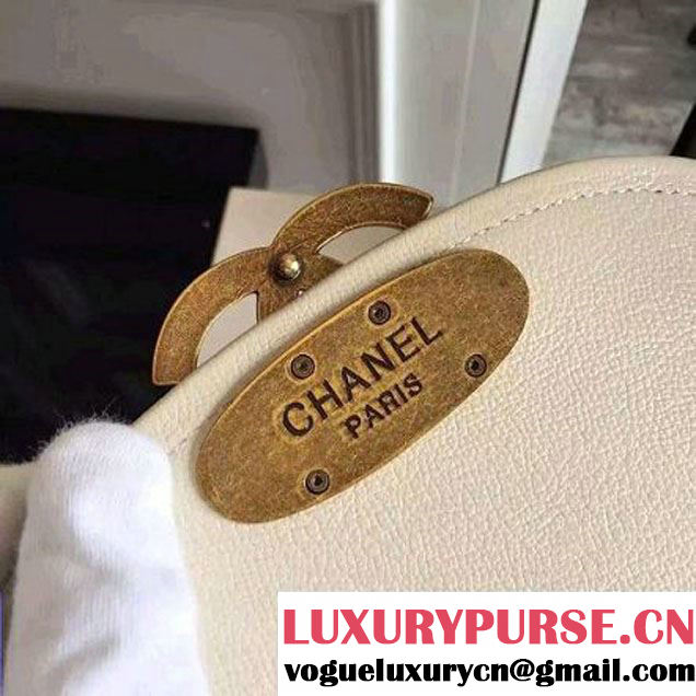 Chanel Coco Curve Flap Messenger Bag A93460 White Paris 2016 (KN-6070418 )