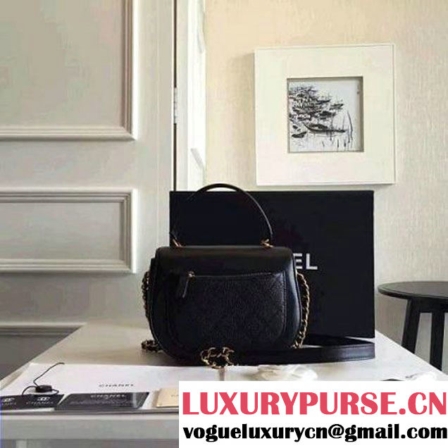 Chanel Coco Curve Flap Messenger Bag A93460 Black Paris 2016 (KN-6070419 )