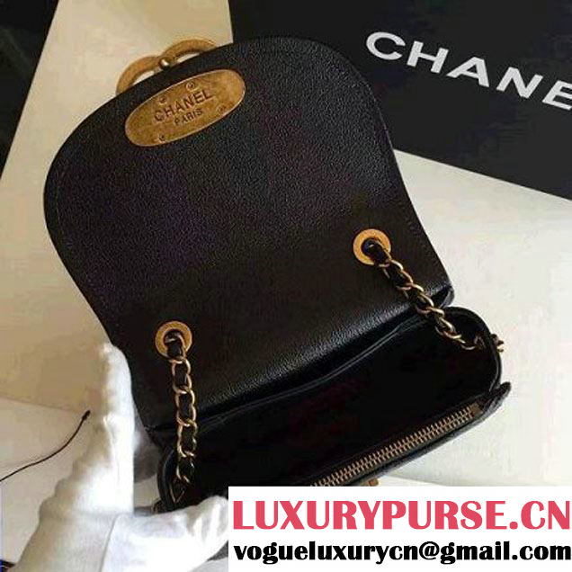 Chanel Coco Curve Flap Messenger Bag A93460 Black Paris 2016 (KN-6070419 )