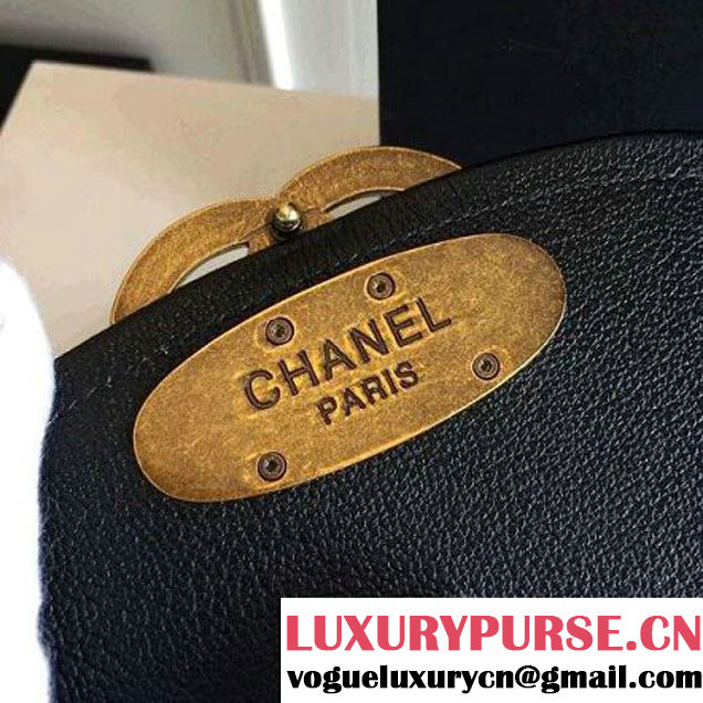 Chanel Coco Curve Flap Messenger Bag A93460 Black Paris 2016 (KN-6070419 )