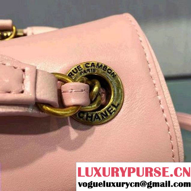 Chanel Coco Curve Flap Messenger Bag A93461 Pale Pink Paris 2016 (2A143-6070612 )