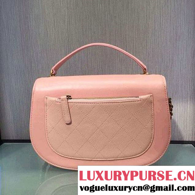 Chanel Coco Curve Flap Messenger Bag A93461 Pale Pink Paris 2016 (2A143-6070612 )