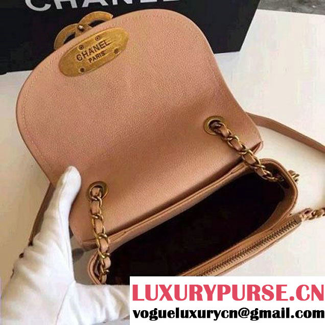 Chanel Coco Curve Flap Messenger Bag A93460 Beige Paris 2016 (KN-6070400 )