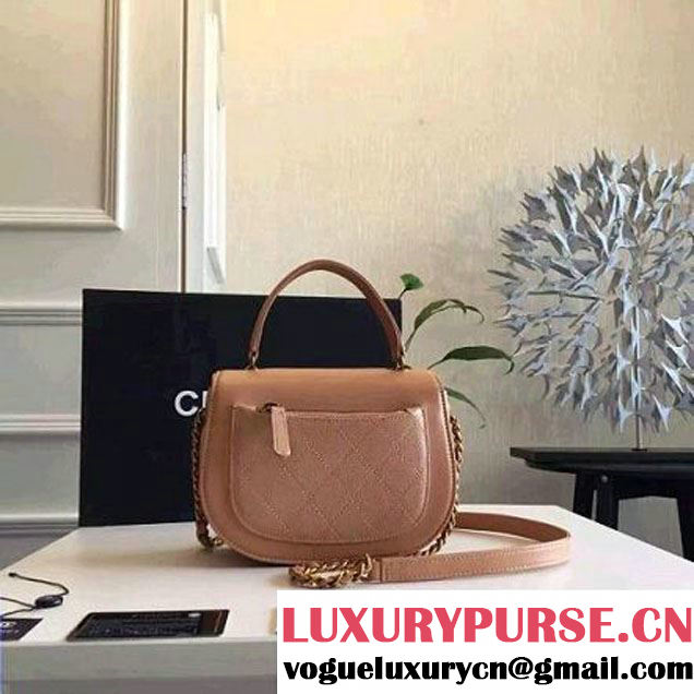 Chanel Coco Curve Flap Messenger Bag A93460 Beige Paris 2016 (KN-6070400 )