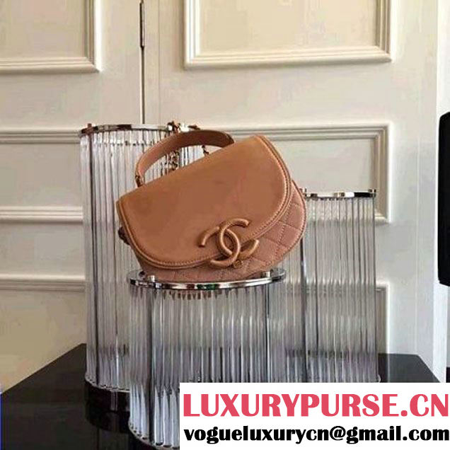 Chanel Coco Curve Flap Messenger Bag A93460 Beige Paris 2016 (KN-6070400 )