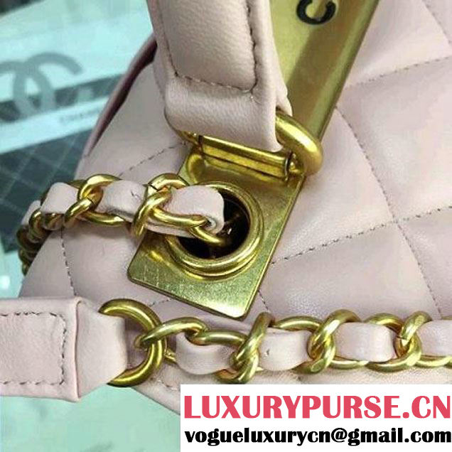 Chanel Lambskin Trendy CC Small Flap Bag With Top Handle A92236 Pink F/W 2016 (2A058-6092005 )