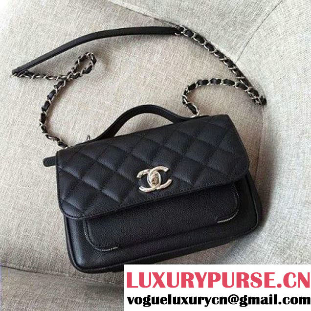 Chanel Business Affinity Flap Bag with Top Handle A93607 F/W 2016 (AV-6101409 )