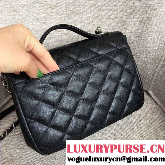 Chanel Business Affinity Flap Bag with Top Handle A93607 F/W 2016 (AV-6101409 )