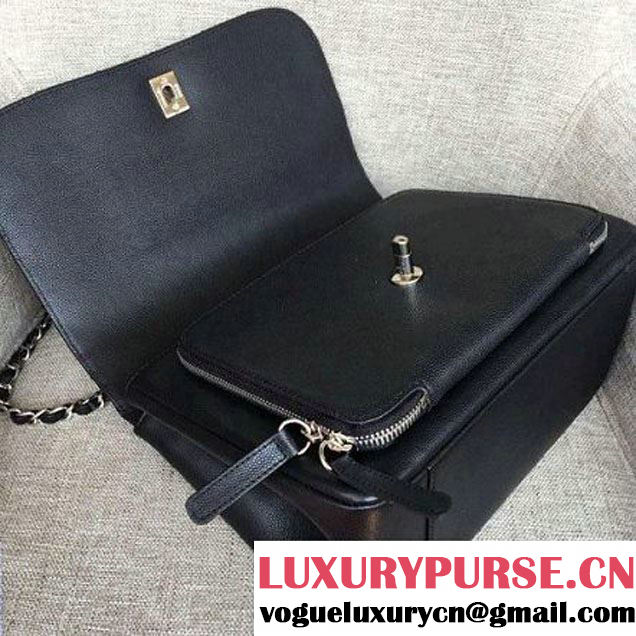 Chanel Business Affinity Large Flap Bag with Top Handle A93608 F/W 2016 (AV-6101410 )