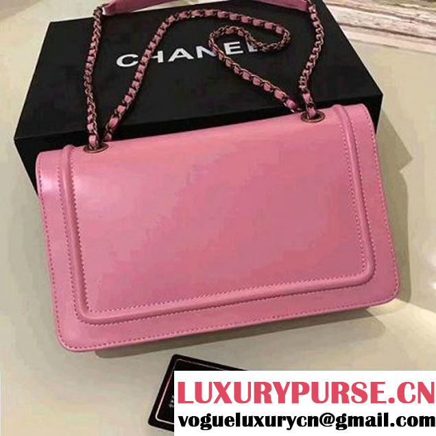 Chanel Lambskin CC Flap Bag Pink F/W 2016 (1A145-6101418 )