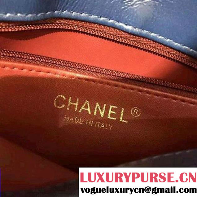 Chanel Lambskin CC Flap Bag Navy F/W 2016 (1A145-6101419 )