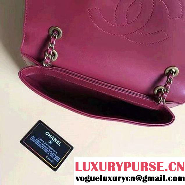 Chanel Lambskin CC Flap Bag Red F/W 2016 (1A145-6101420 )