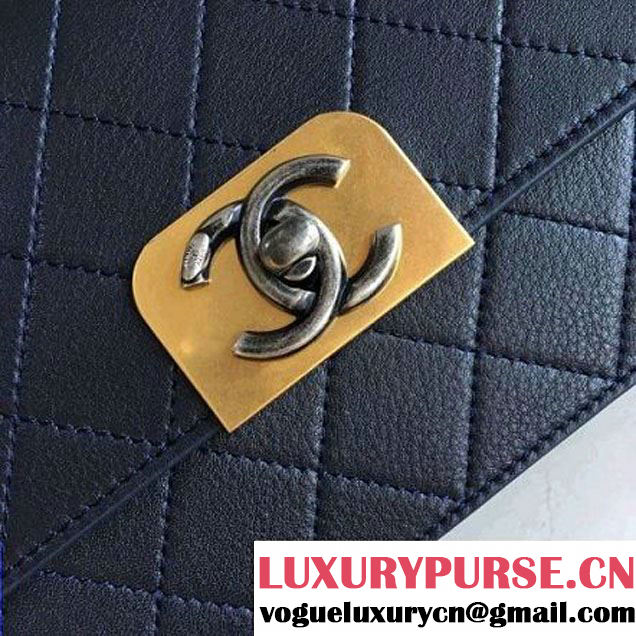 Chanel Calfskin Straight Lines Flap Bag A93577 F/W 2016 (KN-61017119 )