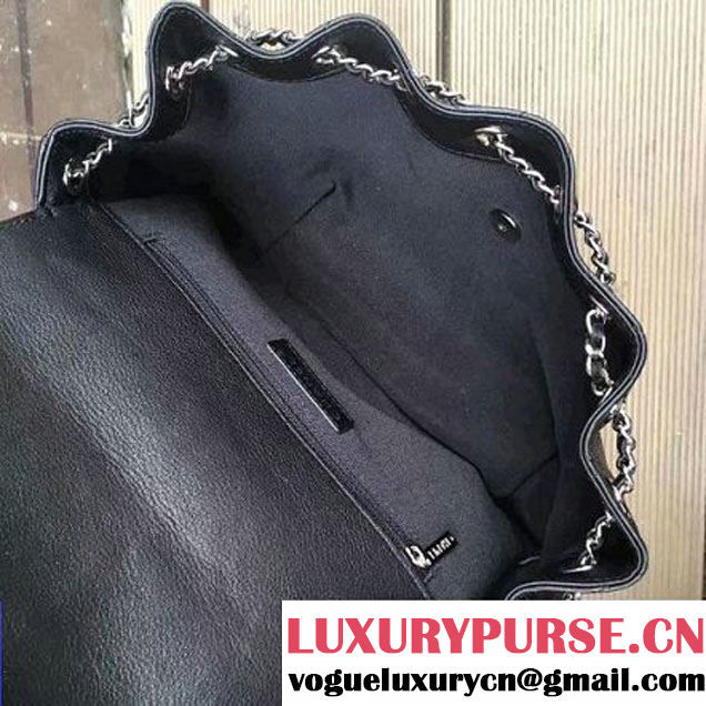 Chanel Grained Calfskin Small Flap Bag A93767 Black 2017 (KN-7030925 )