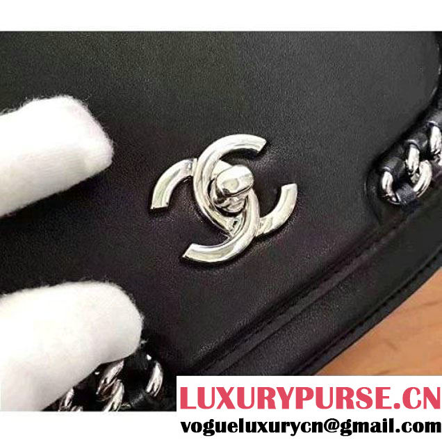 Chanel Chain Braided Chic Small/Medium Flap Bag A98774/A98775 Black 2017 (KN-7032105 )