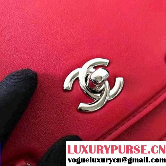 Chanel Chain Braided Chic Small/Medium Flap Bag A98774/A98775 Red 2017 (KN-7032106 )