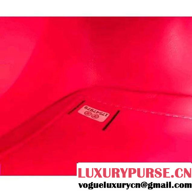 Chanel Small Grained Calfskin & Calfskin Flap Bag Rosy 2017 (KN-7032709 )