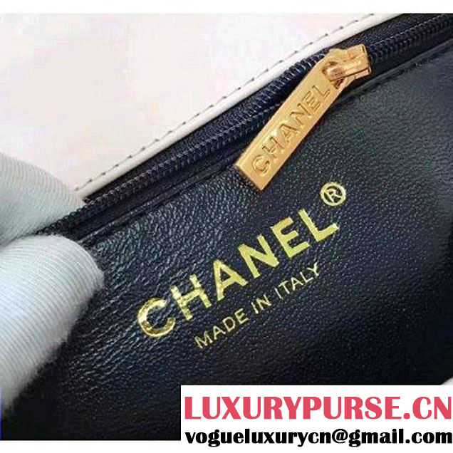 Chanel Caviar Calfskin CC Filigree Flap Small Bag A93340 Pink/Black 2017 (KN-7051807 )