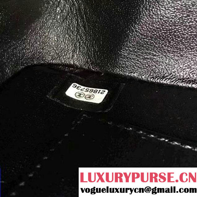 Chanel Caviar Calfskin CC Filigree Flap Medium Bag Navy/Black 2017 (KN-7051808 )