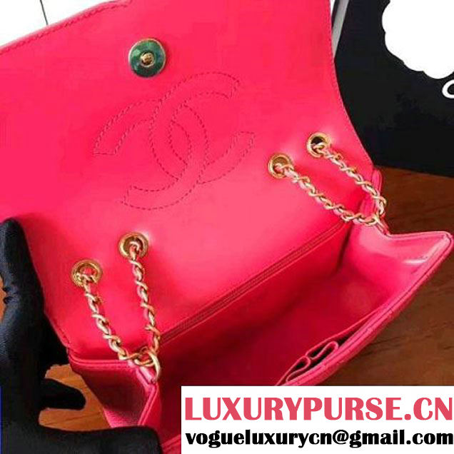 Chanel Caviar Calfskin CC Filigree Flap Small Bag A93340 Rosy 2017 (KN-7051811 )