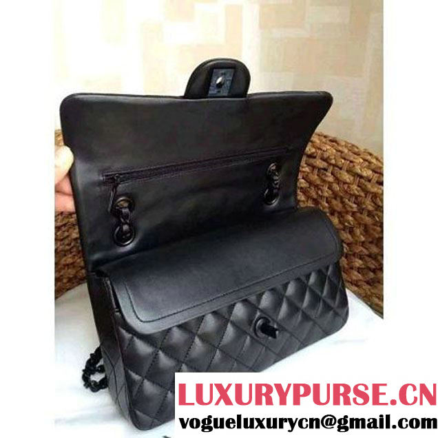 Chanel So Black Medium Double Flap Bag  (1a086-062218 )