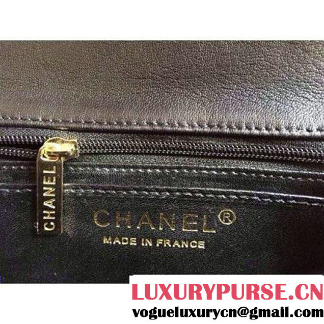 Chanel Mini Classic Flap Bag Black patent Leather(Gold Hardware) (1a086-032102 )