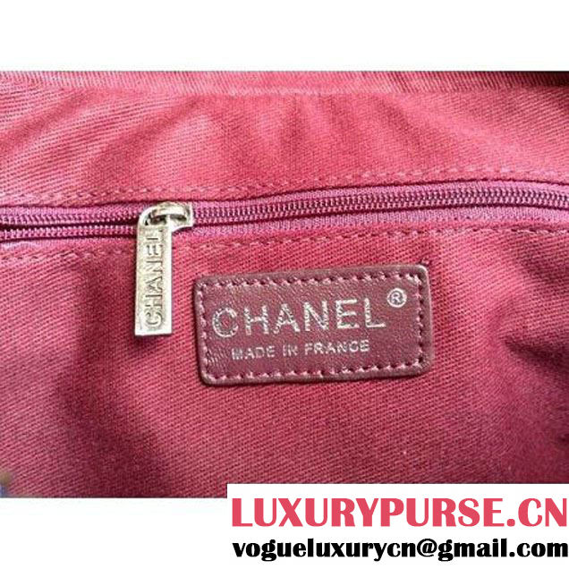 Chanel Easy Deerskin Flap Medium Bag Black (Silver Hardware) (1a086-032115 )