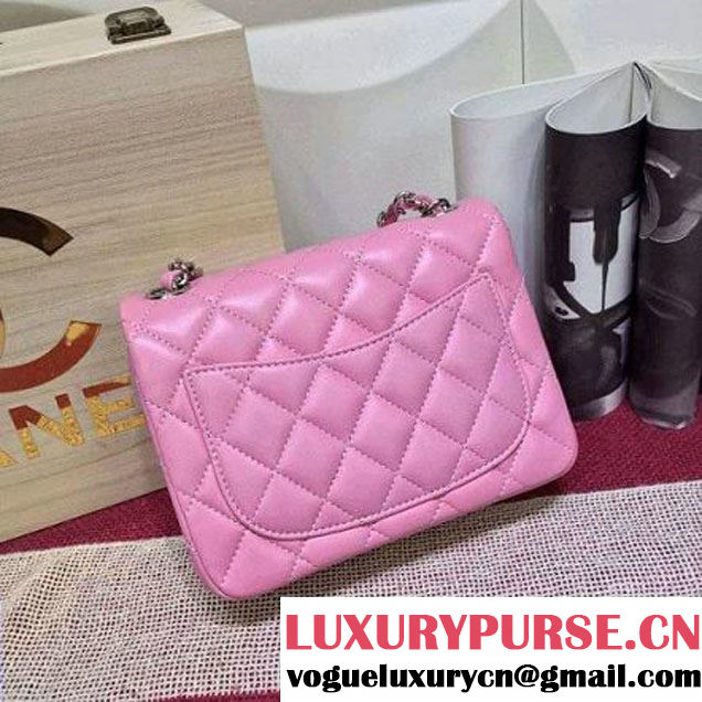 Chanel Lambskin Mini Classic Flap Bag Pink (1A022-2802 )