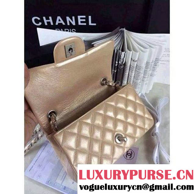Chanel Matte Series Caviar Calfskin Leather Mini Classic Flap Bag A1116 (Matte Silver Hardware) (A0-052970 )