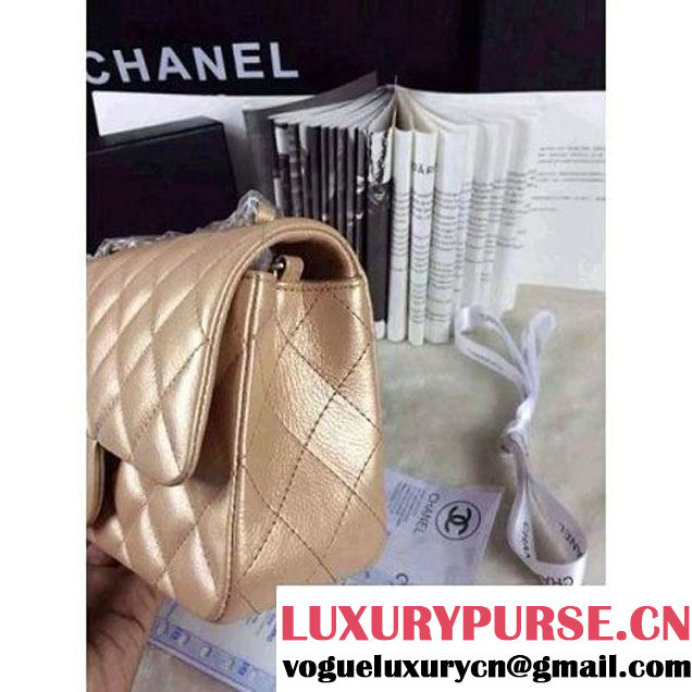 Chanel Matte Series Caviar Calfskin Leather Mini Classic Flap Bag A1116 (Matte Silver Hardware) (A0-052970 )