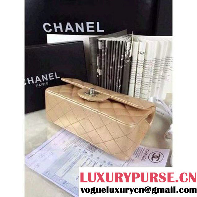 Chanel Matte Series Caviar Calfskin Leather Mini Classic Flap Bag A1116 (Matte Silver Hardware) (A0-052970 )