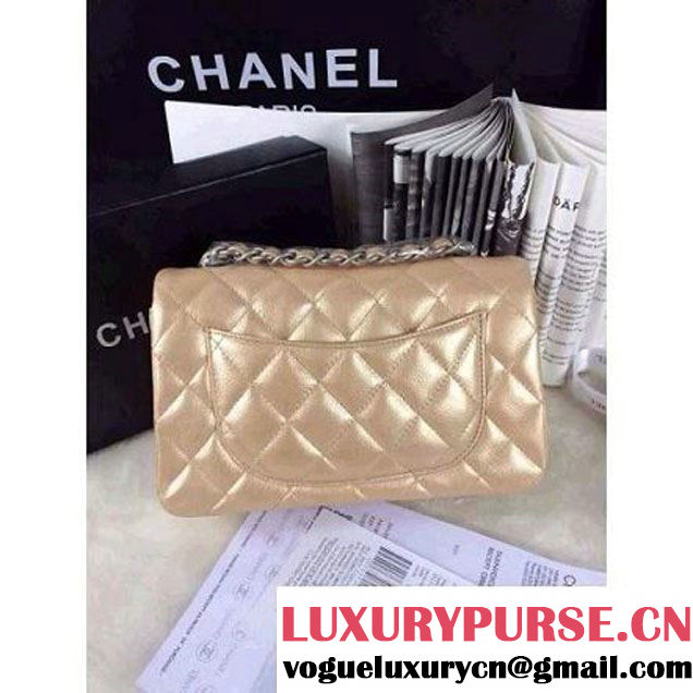 Chanel Matte Series Caviar Calfskin Leather Mini Classic Flap Bag A1116 (Matte Silver Hardware) (A0-052970 )