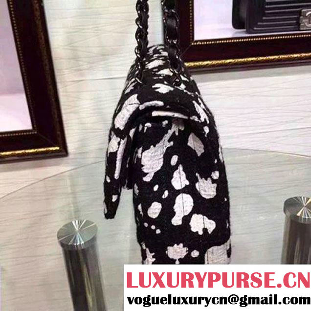 Chanel Paint Splatter Print Flap Medium Bag SS 2015 (2a136-053163 )