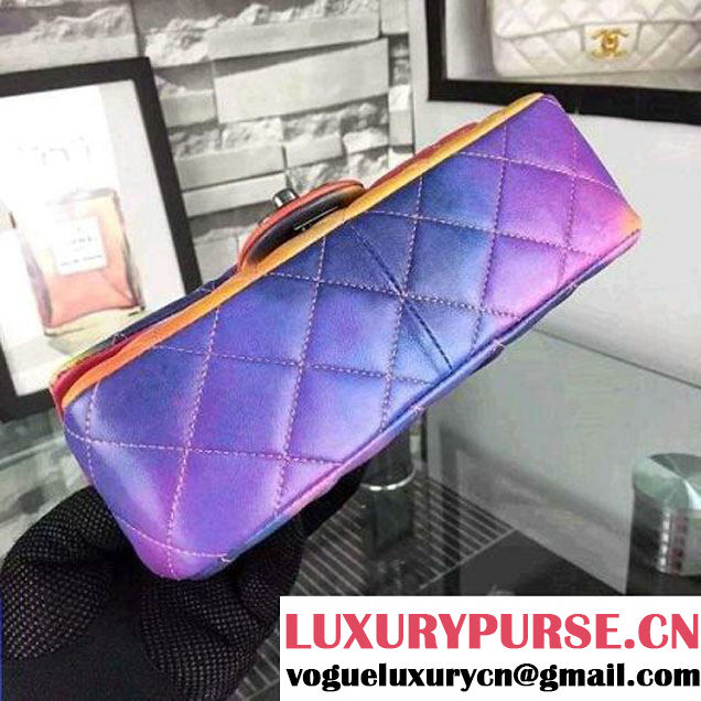 Chanel Mini Printed Lambskin Classic Flap Bag 2015 (2A058-061902 )