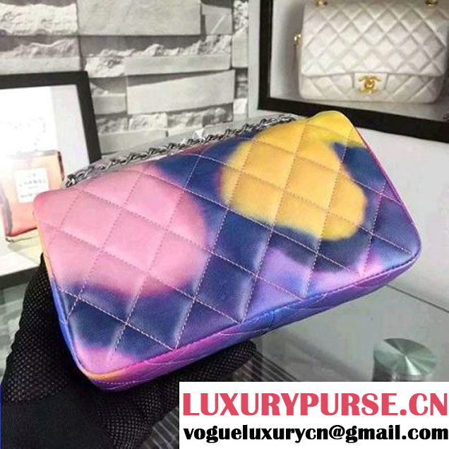 Chanel Mini Printed Lambskin Classic Flap Bag 2015 (2A058-061902 )