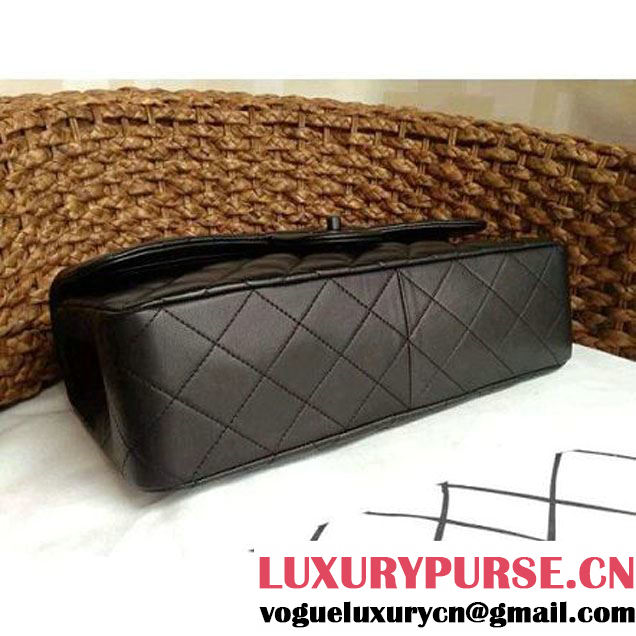 Chanel So Black Medium/Jumbo Double Flap Bag  (1a086-062219 )