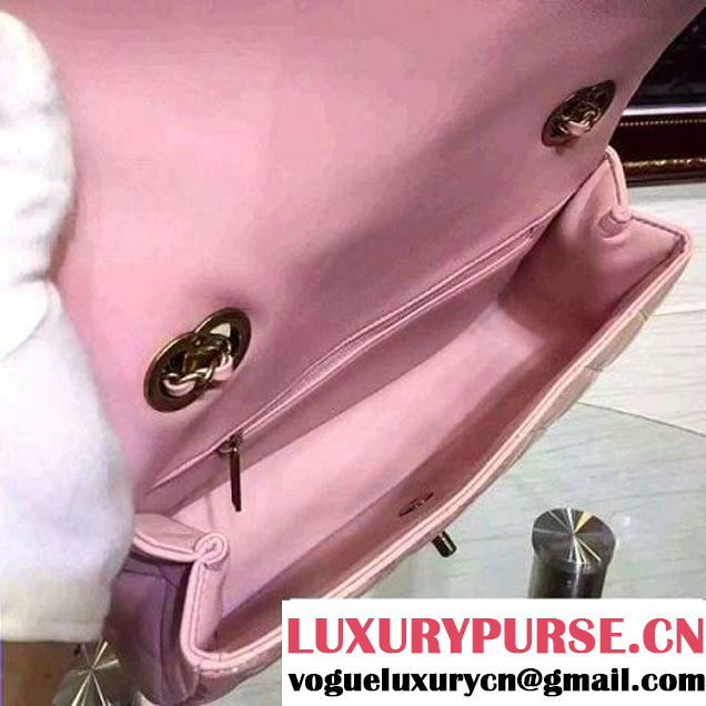 Chanel Patent Goatskin Flap Bag in Pink A92890 Paris-Salzburg 2014/15 (2a136-070363 )